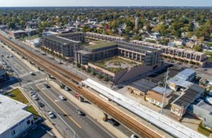 bld architecture multi-family residential project lindehurst ny aerial